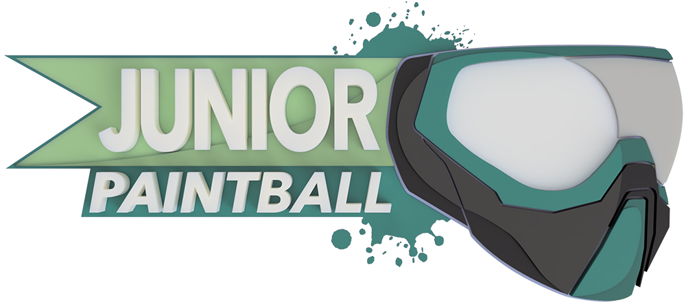 official Junior Paintball logo in 3D